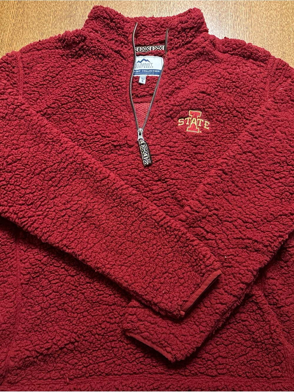Iowa state fuzzy sweater